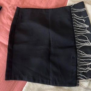 Rhinestone detail skirt